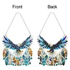 (US Local)DIY Diamond Painting Art Pendant Window Hanging Eagle Dream Catcher
