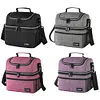 Insulated Lunch Bag Double Deck Lunch Box for Work Camping Hiking Beach Picnic