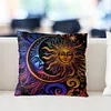 Sun And Moon Chart-Pillow Case-3 Strands 11CT Stamped Cross Stitch-45*45CM