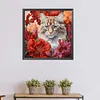 【Limited Stock Sale】（Big Size)Cat Flowers-Paint by Numbers Acrylic Painting 60*60CM
