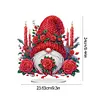 Acrylic Special Shape Flower Cake Desktop Diamond Art Kits for Home Office Decor