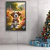 Happy Dog-Paint By Numbers Acrylic Painting 40*60CM