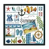 Summer-14CT Stamped Cross Stitch Kit(26x27cm)