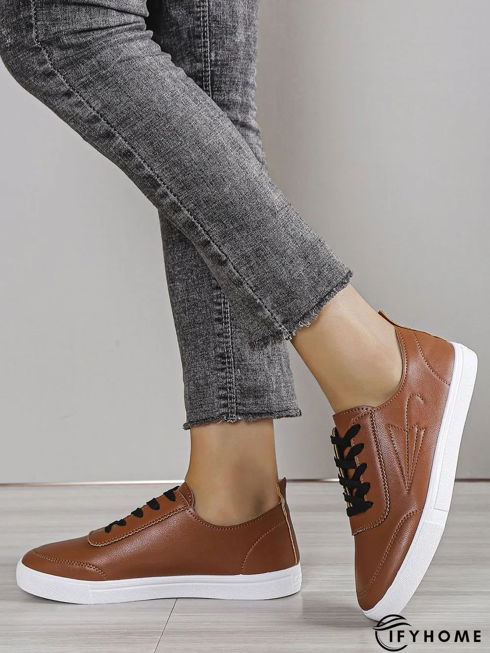 Women's Lace-up Front Flat Shoes | IFYHOME