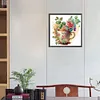 >SALE<5D DIY Partial Special Shaped Drill Diamond Painting Rose Coffee Decor 30x30cm