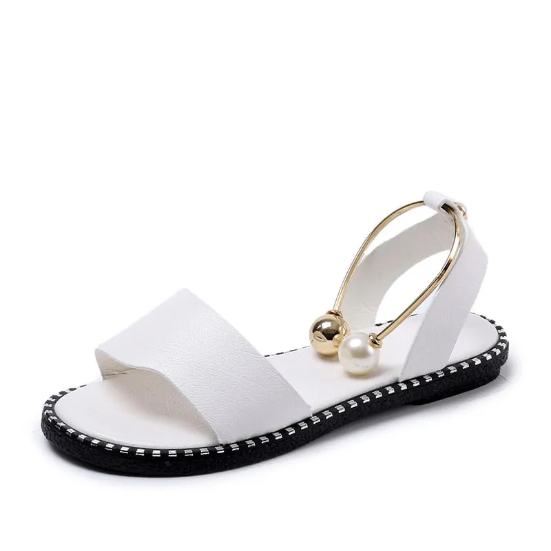 New Brand women sandals Transparent sexy PVC flats women shoes 2021 summer Designer Pointed cozy sandalias slippers femme dress