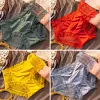 New Lace Satin Silk Cotton Crotch Sexy Briefs