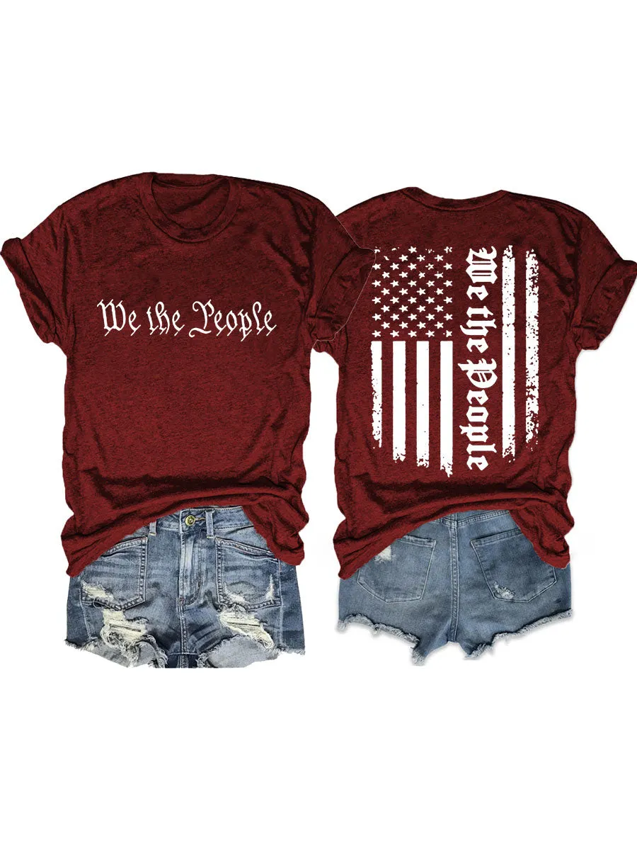 1776 We The People Casual T-shirt