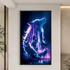 (US Local)Wolf -11CT Stamped Cross Stitch Kit(40x70cm)