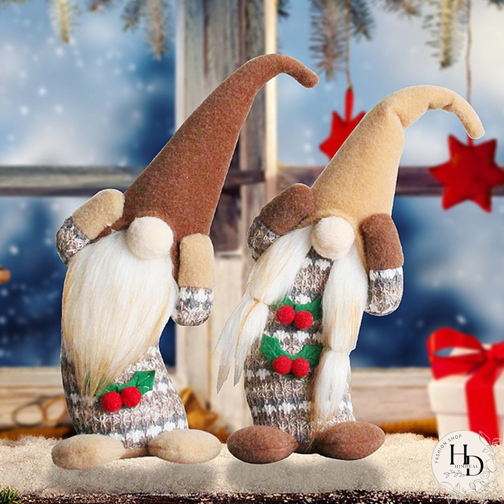 34Styles Swedish Tomte Dwarf Faceless Plush Doll Rudolph Gnomes Dwarf Santa Claus Elf Doll Ornaments