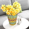 Diamond Painting Flower Vase Rhinestones Desktop Ornaments for Home Office Decor