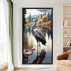 (US Local)Crane-11CT Stamped Cross Stitch Kit(40x70cm)