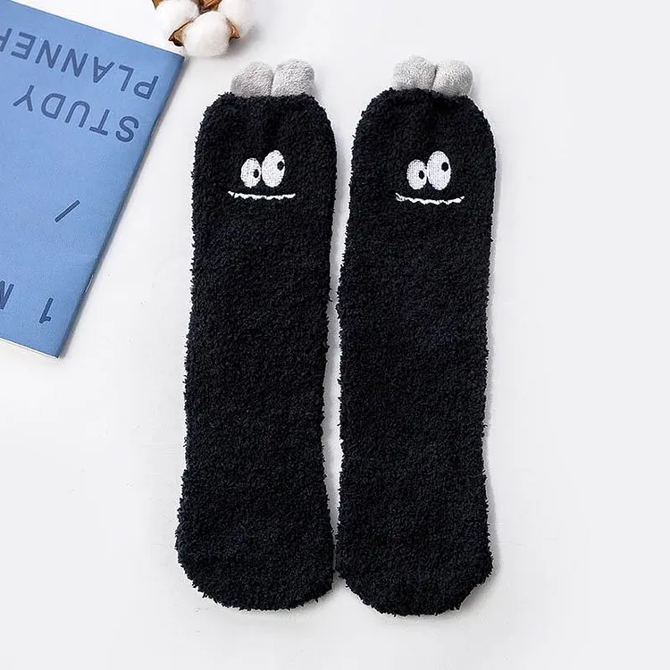 Emoji Monster Floor Socks