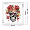 Diamond Painting-DIY Crystal Rhinestone Halloween Skull