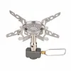 Camp Stove Ultralight Collapsible Stove Burner for Outdoor Hiking Cooking Burner