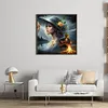 Girl-11CT Stamped Cross Stitch 45*45cm/17.72*17.72in
