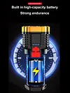 P7900 Super Bright Flashlight Portable USB Waterproof Hiking Searchlight
