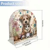 Acrylic Cats Dogs Diamond Painting Paper Towel Napkin Holder for Home Art Crafts