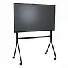 [US Local Warehouse] Universal Rolling Tv Stand for 86-110 Inch Screens Heavy Duty Whiteboard Stands Max Load 485LBS/220kg Smart Board Stand with Lockable Wheels