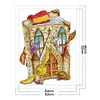 Magic Book-14CT Stamped Cross Stitch Kit(32*40cm)