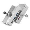 Under-desk Bracket Expansion Dock USB3.0 Multi-Function Splitter Snap-on Typec Expander With Power Port Card Reader