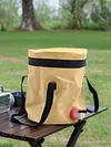 [US Local Warehouse] 10L Collapsible Bucket with Faucet Folding Water Container for Camping Hiking