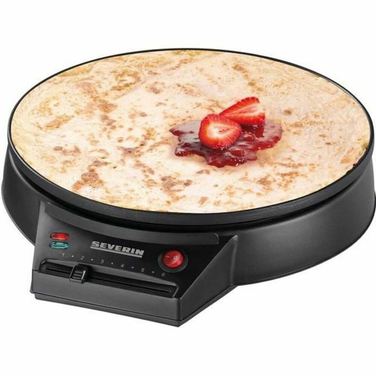 Crepe Maker Severin CM 2198 1000 W &Oslash; 30 cm Black