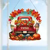 (US Local)Fall Truck DIY Diamond Art Pendant Diamond Painting Set for Wall Window