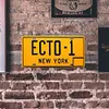 ECTO1 - Enseigne M&eacute;tallique de permis de voiture(30*15cm)