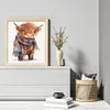 Highland Cow-14CT/18CT Stamped/Counted Cross Stitch 40*45cm/15.75*17.72in