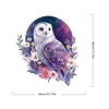 【Limited Stock Sale】Flowers And Owl-Paint by Numbers Acrylic Paintingg 40*40CM(Watercolor)
