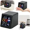 Mini Smart WIFI Weather Station Clock DIY Cute GIF Animations Desktop Decoration
