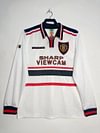 Joyfball 1998/1999 Retro Long Sleeve Manchester United Away Football Shirt 1:1 Thai Quality