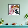 Cartoon Wedding-14CT Stamped Cross Stitch Kit(25*25cm)