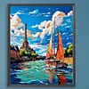 (Multi-Style)Landscape-Paint by Numbers Acrylic Painting 40*50/40*55CM