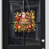 Diamond Painting Wooden Xmas Santa Claus Diamond Art Pendant