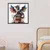 【Limited Stock Sale】Flying Dragon In Book-Paint by Numbers Acrylic Paintingg 40*40CM(Watercolor)