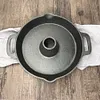 28CM Thick Turkey Pot with Handle Cast Iron Pre-Seasoned Chicken Roaster Pan