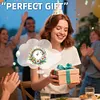DIY Daisy Mushroom Diamond Clock Art Pendant Home Wall Decoration Crafts