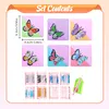 6pcs DIY Rhinestones Mosaic Diamond Painting Corner Bookmark Kit