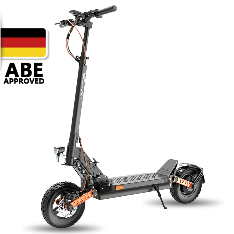 Joyor S5 Pro Electric Scooter &ndash; 500W Motor,100km Range, ABE Certified, Dual Disc Brakes, 10-Inch Tires (ABE Certified / Stra&szlig;enzulassung)