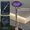 Rotating Head Bug Zapper Racket 2 in 1 Electric Fly Swatter for Indoor Outdoor