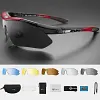 Cycling glasses polarized color changing myopia men and women outdoor anti-wind and sand cycling running sports glasses