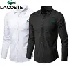 [Lacoste]Męska koszula casual（Kup jeden, dwa dostaniesz gratis）