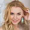 8 Pairs Double Sided Diamond Painting DIY Earring Making Kit for Women Girls