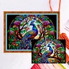 Peacock - 14CT Counted Cross Stitch 55*40cm/21.65*15.75in