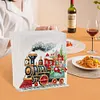 Acrylic Double Sided Christmas 5D DIY Diamond Art Paper Towel Storage Rack Napkin Holder Kit