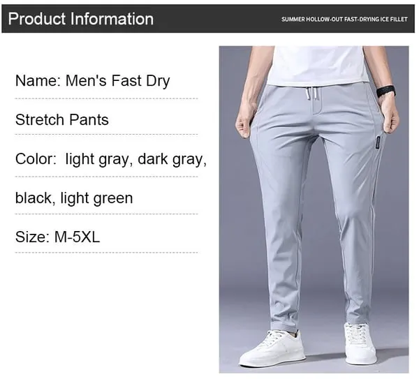 Stretch Pants &ndash; Last Day Promotion 49% OFF&ndash; Men's Fast Dry Stretch Pants