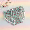 Plus-size mid-waist, hip-hugging, sheer mesh briefs