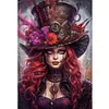 Punk Girl-11CT Stamped Cross Stitch 40*60cm